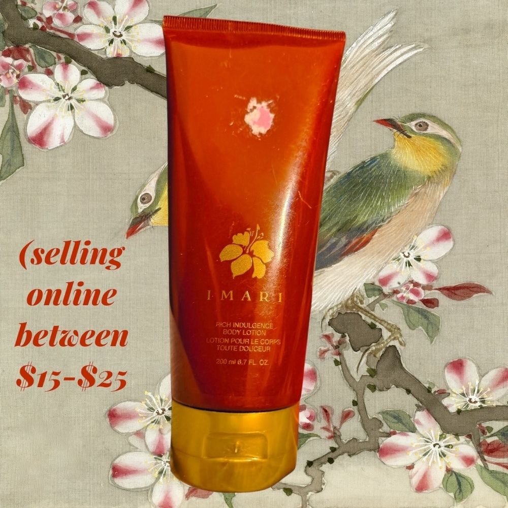 Avon Imari Red and Gold Body Lotion